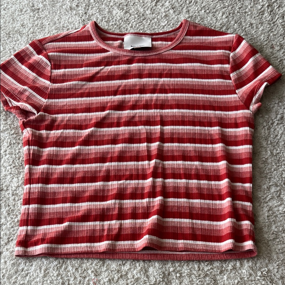 ❌SOLD❌Reformation Striped Tee
